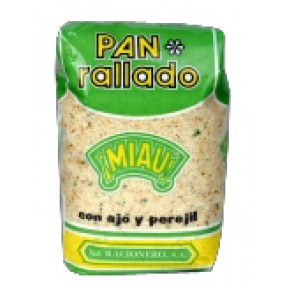 MIAU Pan rallado con ajo y perejil 500 grs